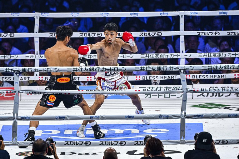 中谷潤人vs.ペッチ・ソー・チットパッタナ（WBC世界バンタム級タイトルマッチ）©Takuya Sugiyama