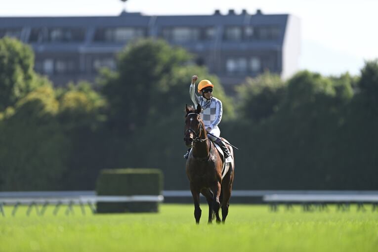 ドウデュースが制した2022年の日本ダービー　©Keiji Ishikawa