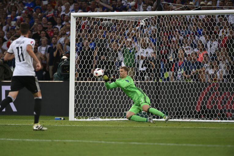 世界最高峰のGKとして知られるドイツ代表のマヌエル・ノイアー　©Takuya Sugiyama