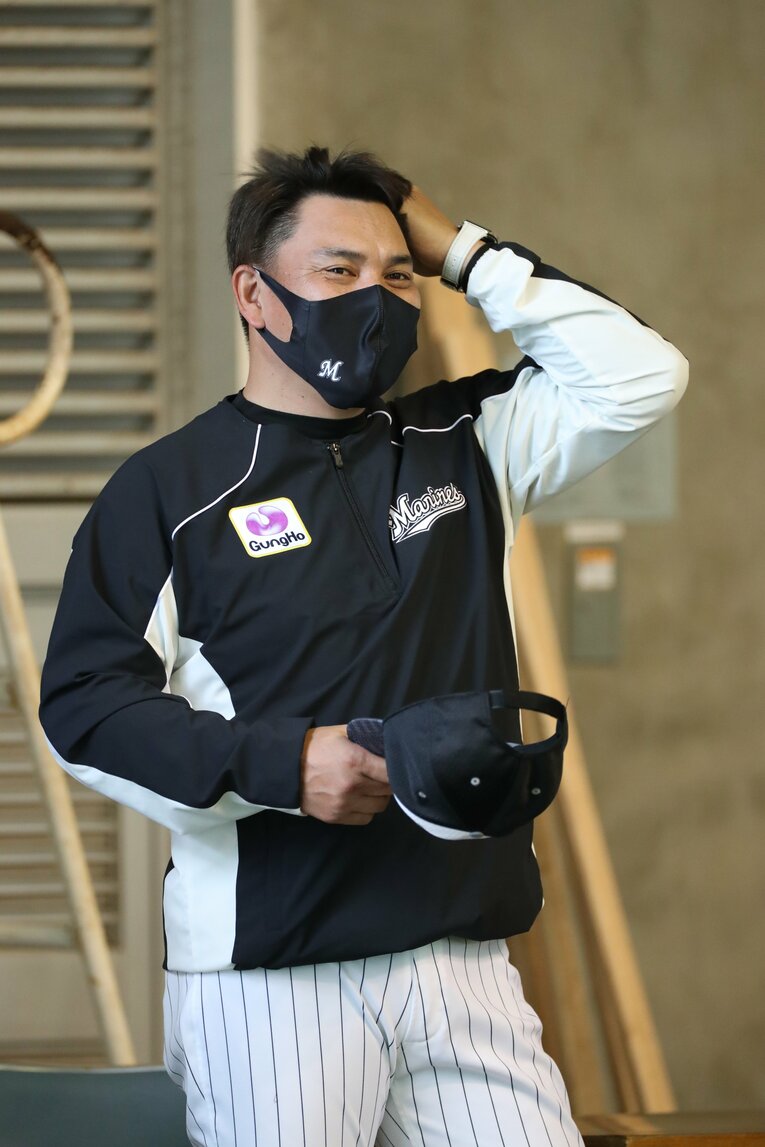 就任5年目を迎えるロッテ井口監督　©︎Chiba Lotte Marines