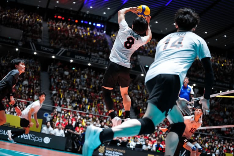 パジーニ記者が絶賛したセッター関田誠大。パリ五輪予選では、改めて存在の大きさを痛感させられた　©︎FIVB