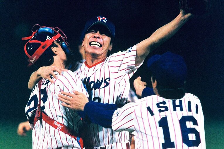 高津臣吾／ヤクルト ／ photograph by Kazuaki Nishiyama