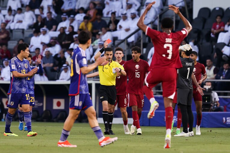 チアゴ記者はVARでのカタールGKのレッドカードを「妥当」と語った　©Getty Images