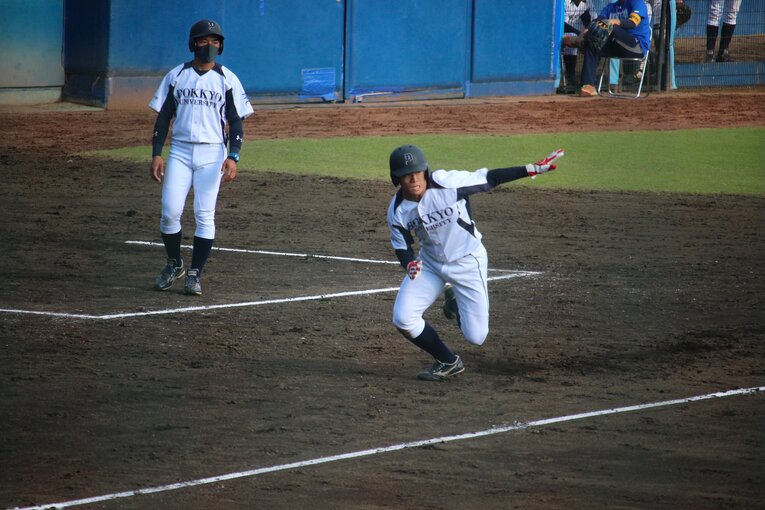 大学No.1と謳われた俊足が武器　©︎Yu Takagi