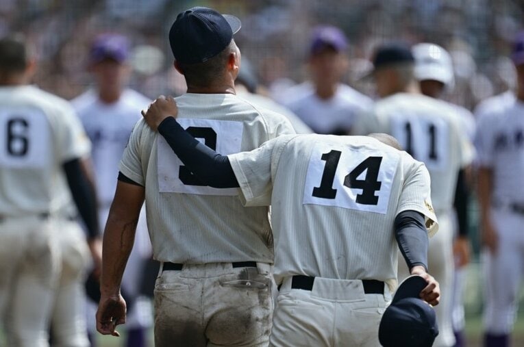 今夏の甲子園、準決勝で敗れた神村学園 ／ photograph by Hideki Sugiyama