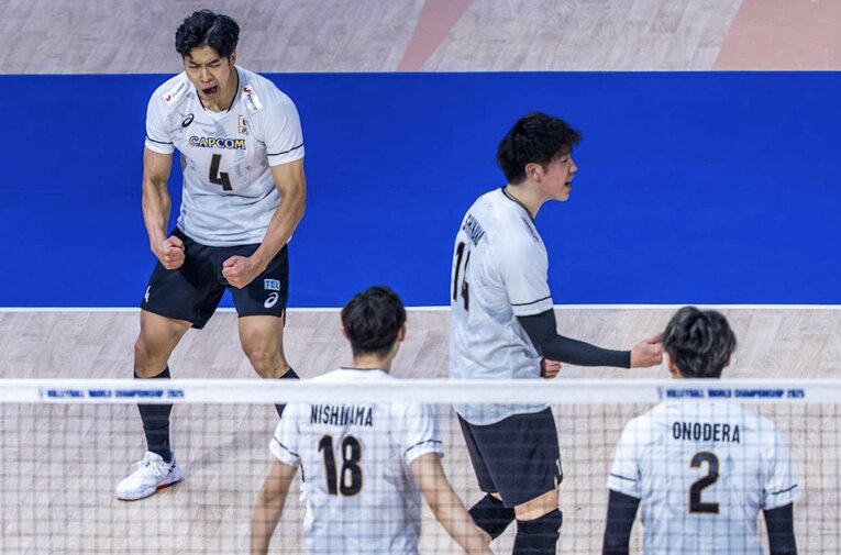バレーボール世界選手権・カナダ戦　©︎Volleyball World