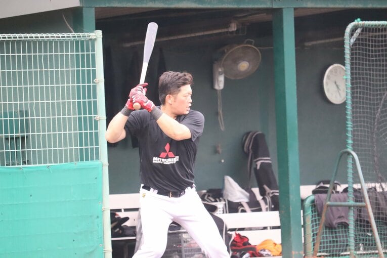 現在の二橋さん。今季から三菱重工East→Westに移籍し、30歳となったいまも現役を続けている　©Genki Taguchi