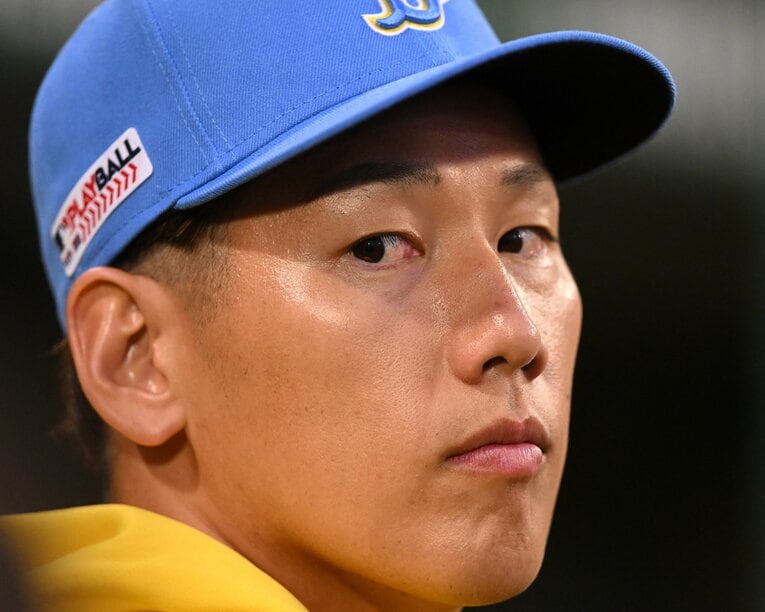 右肩のケガの影響から今季は開幕からリハビリを続けている吉田　©︎JIJI PRESS