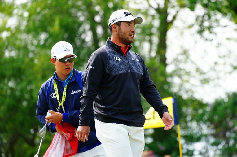 10年前と同じオークヒルズCCでの全米プロに出場した松山英樹（31歳）。5オーバーの29位タイに終わったが、11年連続の決勝ラウンド進出を果たした ／ photograph by Yoichi Katsuragawa