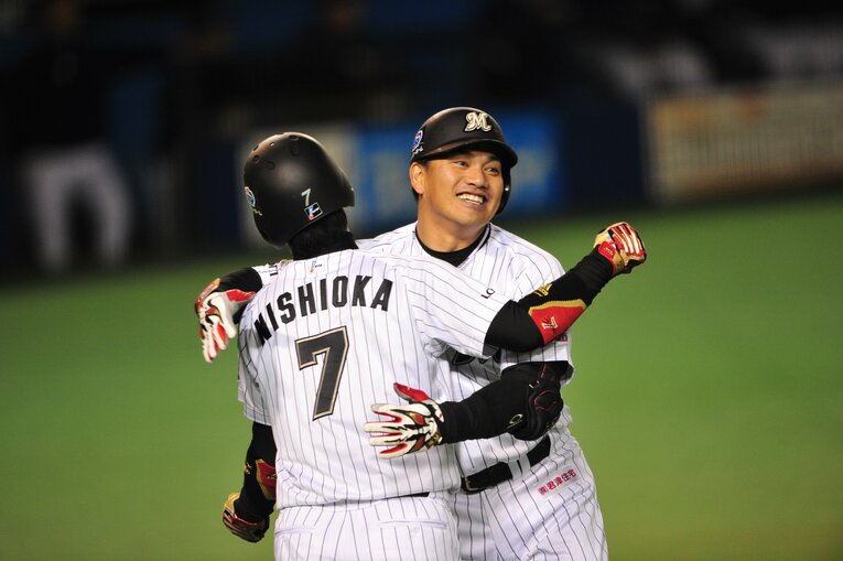 ロッテ時代の井口資仁　©Naoya Sanuki