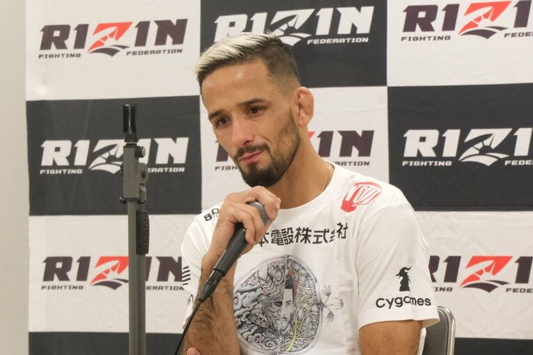 試合後のコメントでは「今日は僕の日じゃなかった」と振り返ったクレベル　©Norihiro Hashimoto