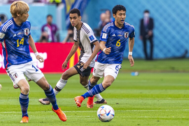 2022年カタールW杯 ドイツ戦　©︎Takuya Sugiyama／JMPA
