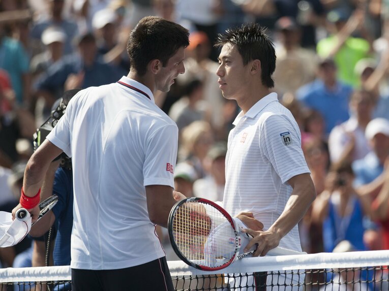 ジョコビッチに勝利した2014年全米準決勝　©Getty Images