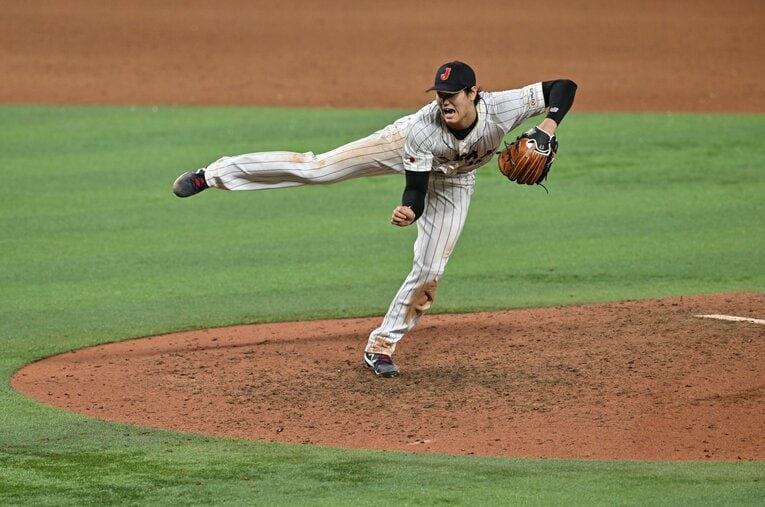 WBC決勝での大谷。この1年半後、再びマイアミの地で伝説を作った　©Naoya Sanuki