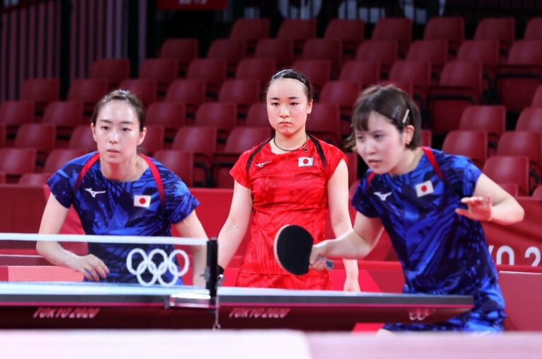 8月1日から始まる卓球女子団体。強豪・中国を倒して悲願の金メダルを獲得できるか ／ photograph by AFLO