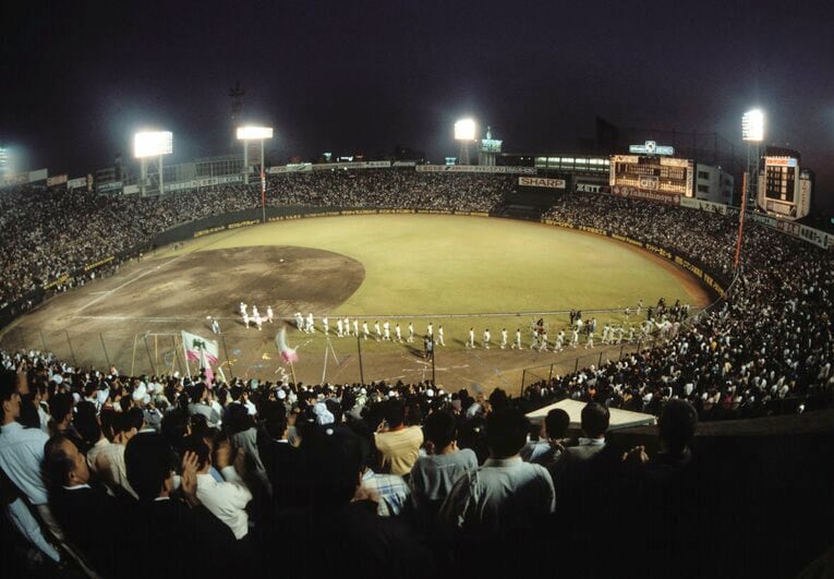 南海ホークスの本拠地だった大阪スタジアム　©JIJI PRESS