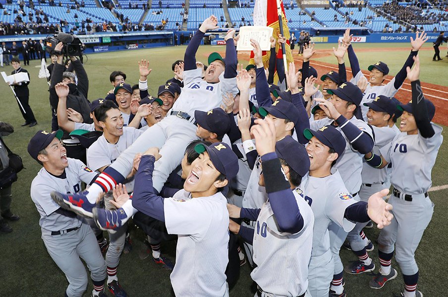 高校野球で無名→ドラフト上位指名。日本一の慶應大に見る逆転の要因。＜Number Web＞ photograph by Kyodo News