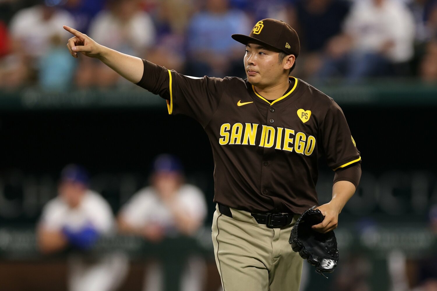 前半戦で43試合を投げたパドレス松井。五十嵐氏も敢闘賞にあげた　©︎Getty Images