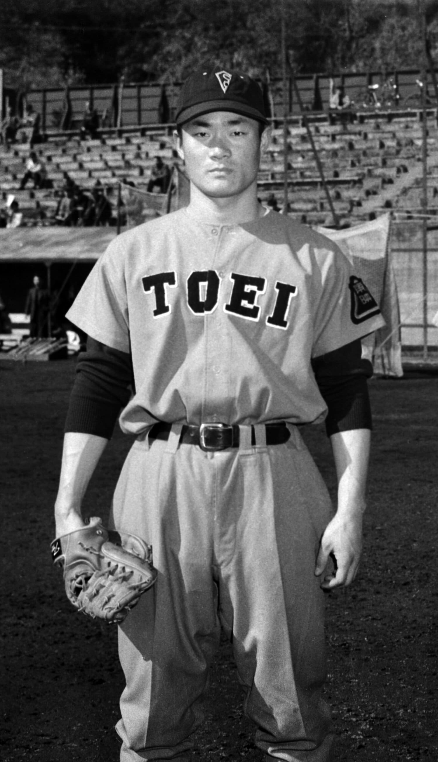 1959年に東映フライヤーズ入団当時の張本さん　©KYODO