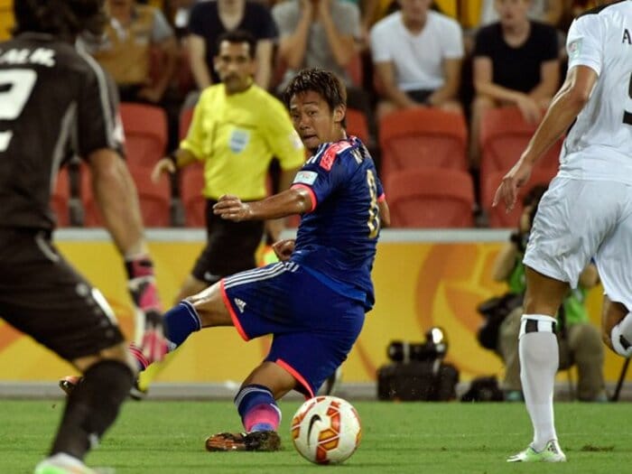 清武、今野投入の采配が空気を一変。アギーレジャパンは“雑音”に動じず。＜Number Web＞ photograph by Takuya Sugiyama