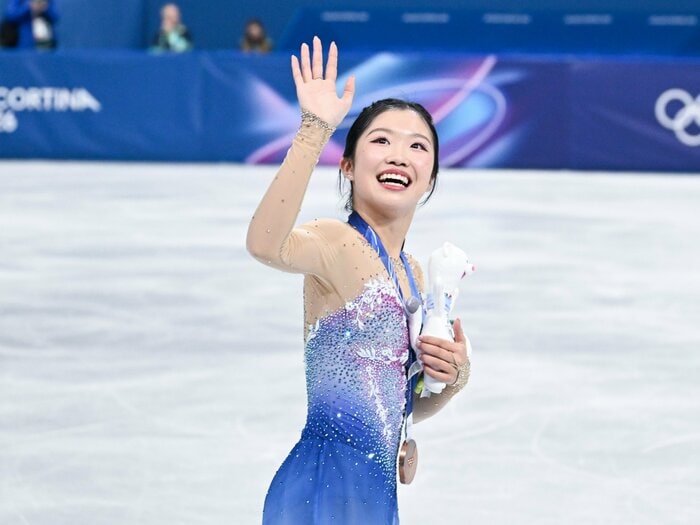 「やっぱり真央ちゃんは…」フィギュア五輪メダリスト・中井亜美が語った浅田真央への尊敬…4年後の五輪で描く青写真とは「4回転ジャンプも練習しようと」＜Number Web＞ photograph by Asami Enomoto / JMPA