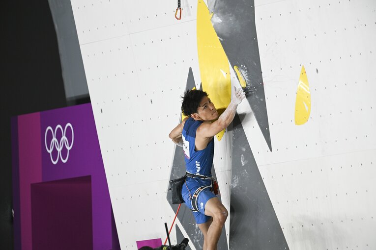 金メダル候補として東京五輪に臨んだ楢崎智亜　©︎Asami Enomoto/JMPA