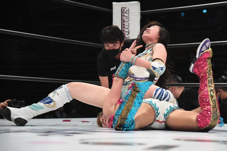 腕を攻めて猛反撃も、KAIRIには及ばなかった