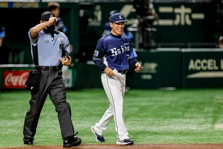 現役引退後は、古巣の埼玉西武ライオンズで監督も務めた　©Kiichi Matsumoto