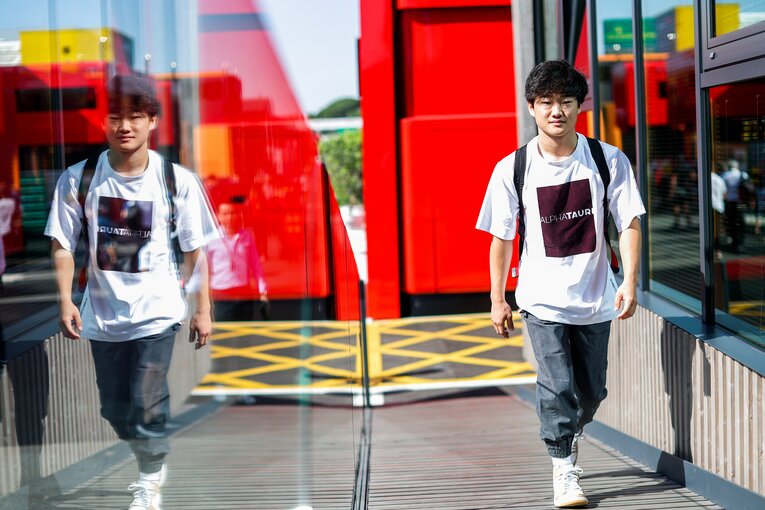 スペインGPの角田裕毅　©Red Bull Content Pool