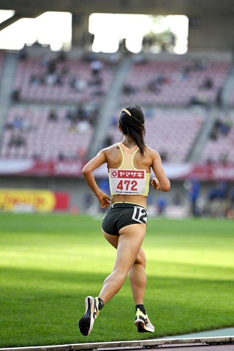 6月の日本選手権5000ｍでは終始独走　©Asami Enomoto