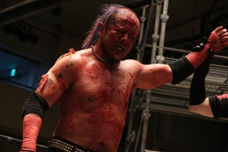 デスマッチのカリスマ・葛西純　©Norihiro Hashimoto