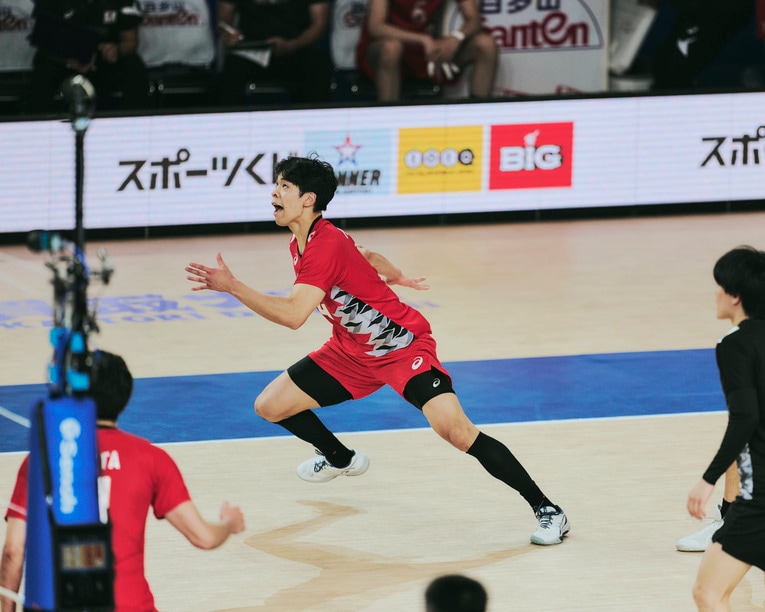 宮浦健人（VNLポーランド戦）　©︎Yuki Suenaga