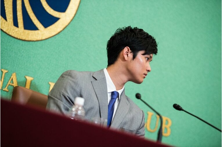 2017年メジャー会見　©Nanae Suzuki