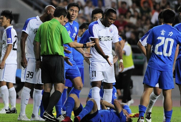 中国に行ったドログバだったが……©Getty Images