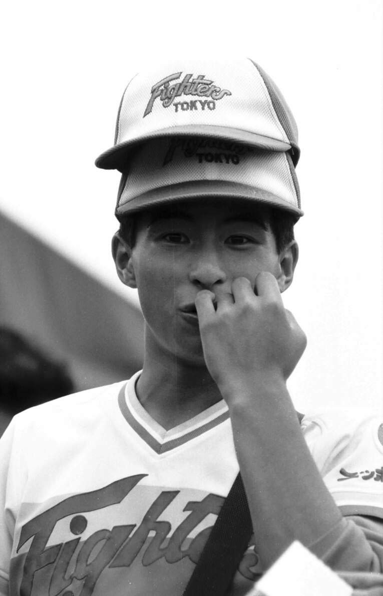 日本ハム2軍密着（1988年）。練習が終わればヒョウキン者　©BUNGEISHUNJU