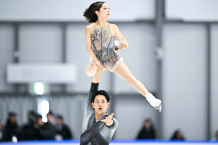 今季の国際大会初戦となった木下グループ杯フリーの演技　©Asami Enomoto
