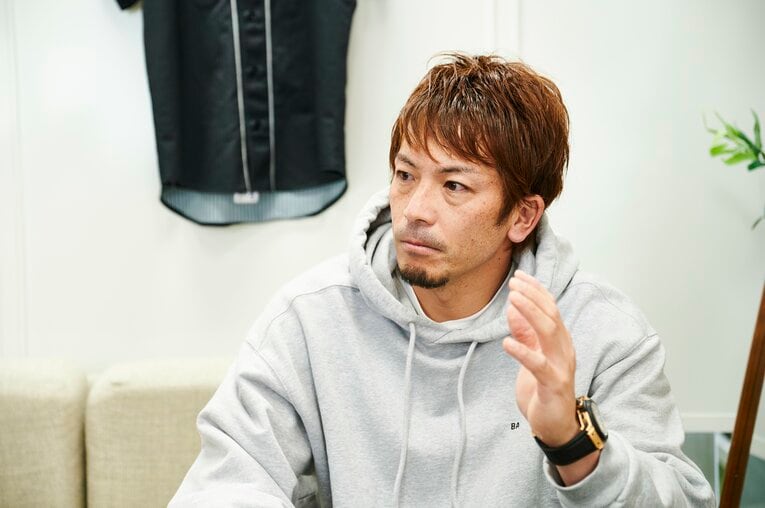 2021年オフ撮影の松田　 ©Ichisei Hiramatsu