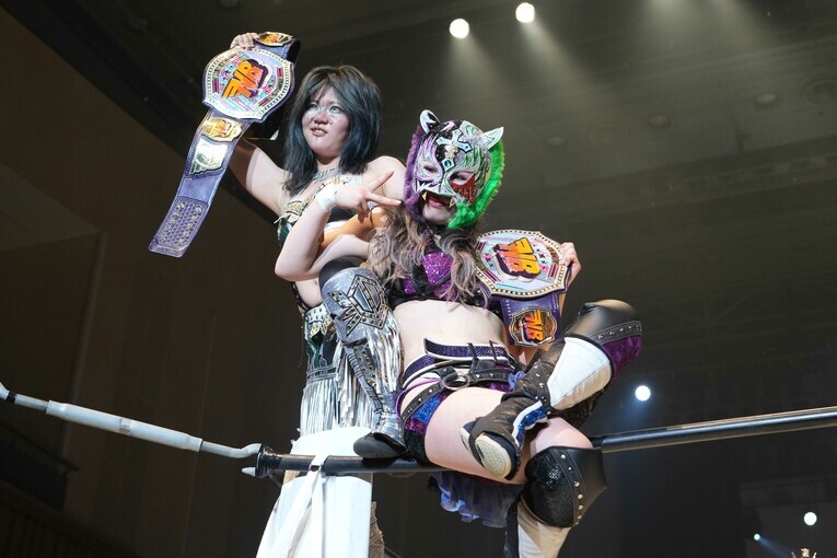 KARMAとNEW BLOODタッグ王座を防衛