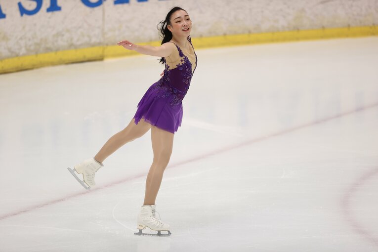 2020年9月の中部選手権で復帰。SPは母・裕子さんの振り付けで、ドラマ『愛の不時着』より「The Song for My Brother」　©Gaku Takahashi