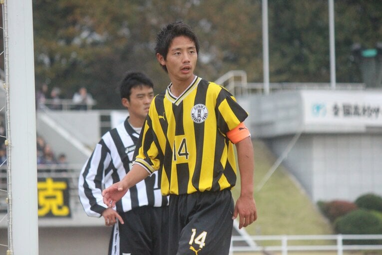前橋育英時代の鈴木徳真（現徳島ヴォルティス）©︎Takahito Ando