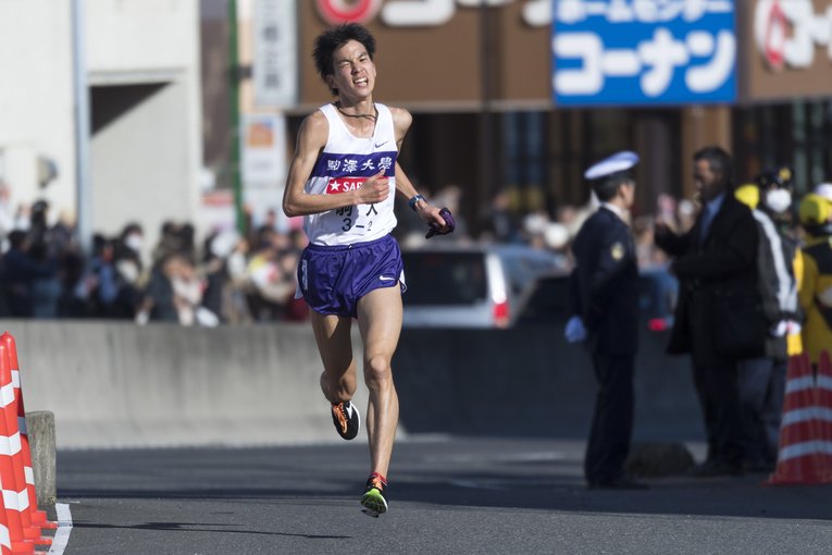 2016年に続き箱根駅伝のエース区間を任された工藤有生（2017年・大学3年時）　©Takuya Sugiyama