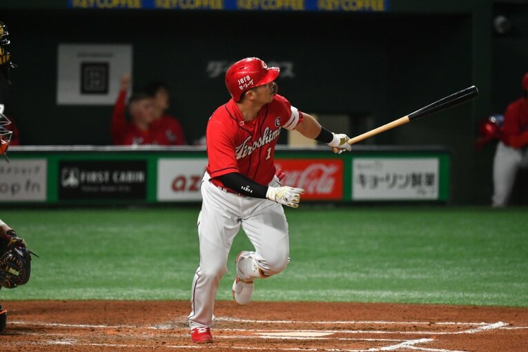 鈴木誠也は打てて守れる外野手としての地位を確立した　©Hideki Sugiyama