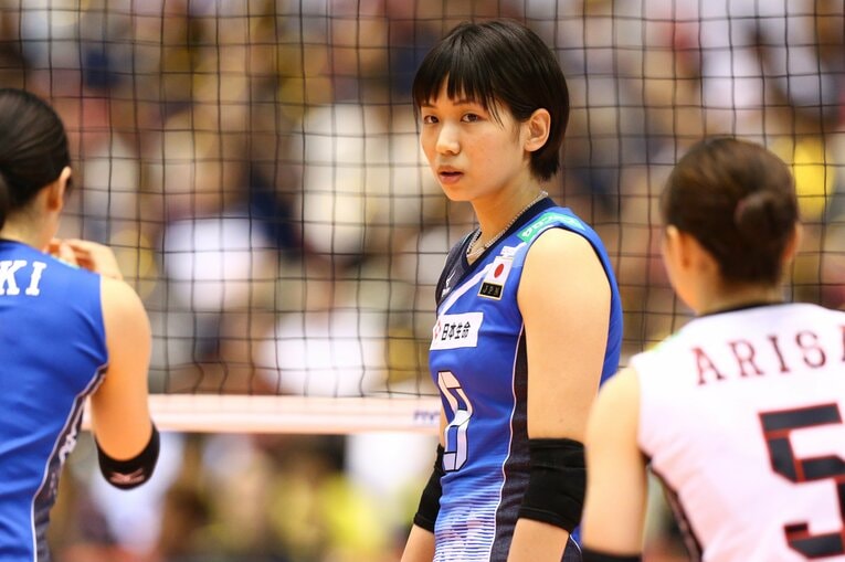 リオ五輪世界最終予選に臨んだ古賀紗理那（2016年）　©︎AFLO SPORT