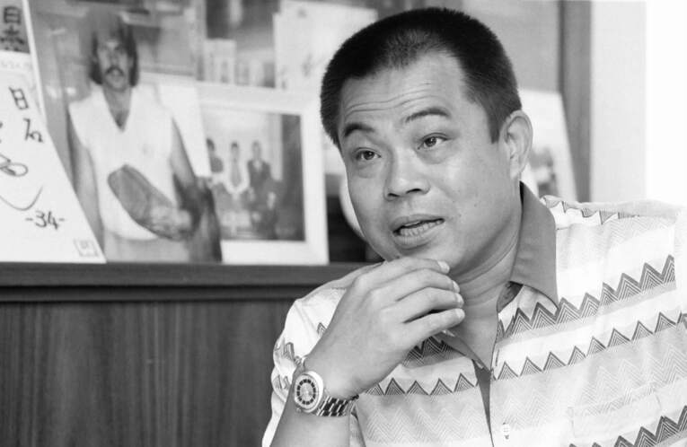 尾崎行雄（1987年撮影）。2013年6月、68歳でこの世を去った ©Shinichi Amari