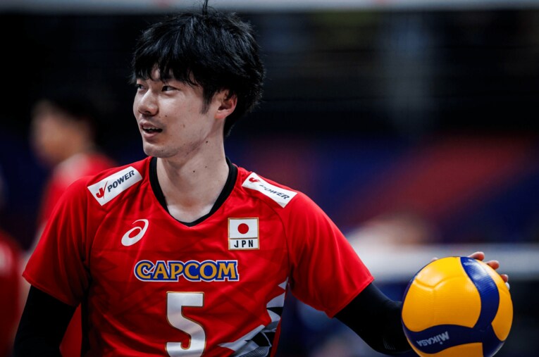 大塚達宣（VNLセルビア戦）©︎Volleyball World