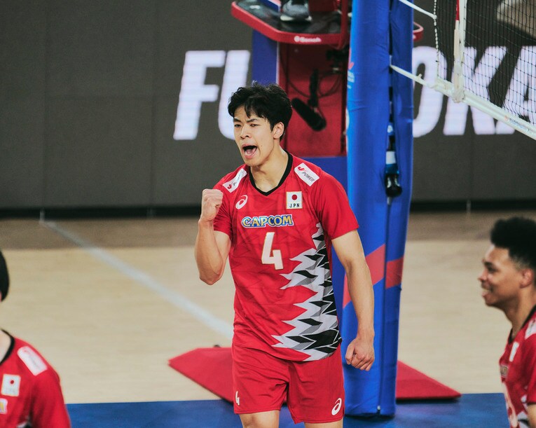 宮浦健人（VNLポーランド戦）　©︎Yuki Suenaga