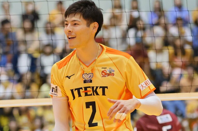 今季からジェイテクトSTINGS愛知でプレーする高橋健太郎（29歳）。10月29日、さらなる飛躍のために左膝の手術を受けたことを発表した ／ photograph by SV.LEAGUE