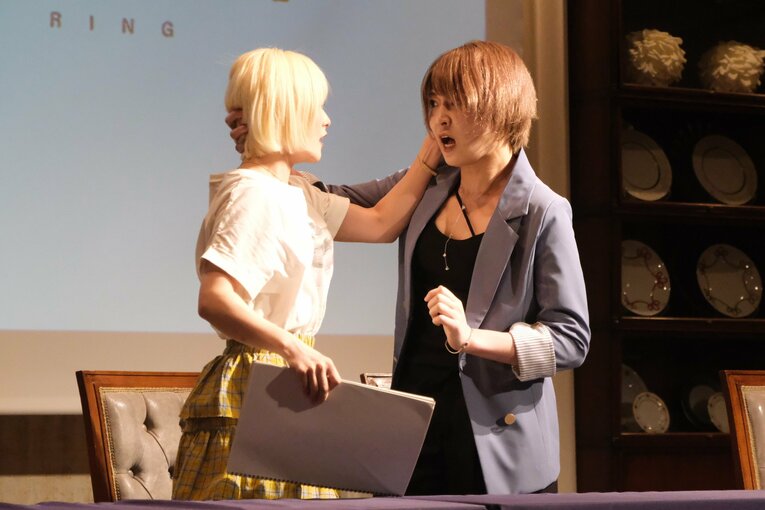 会見では掴み合いにも　©Norihiro Hashimoto