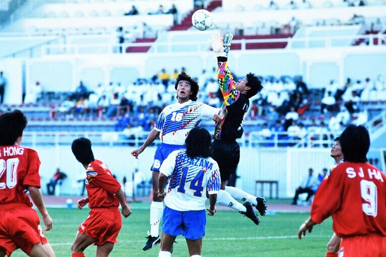 24カ国開催だったが、1994年のアメリカW杯まではアジアの出場枠は「2」だった　©Getty Images