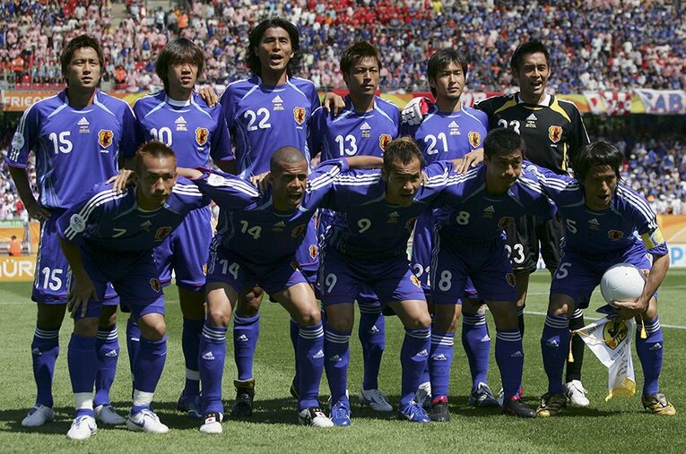 2006ドイツW杯クロアチア戦スタメン ／ photograph by Getty Images